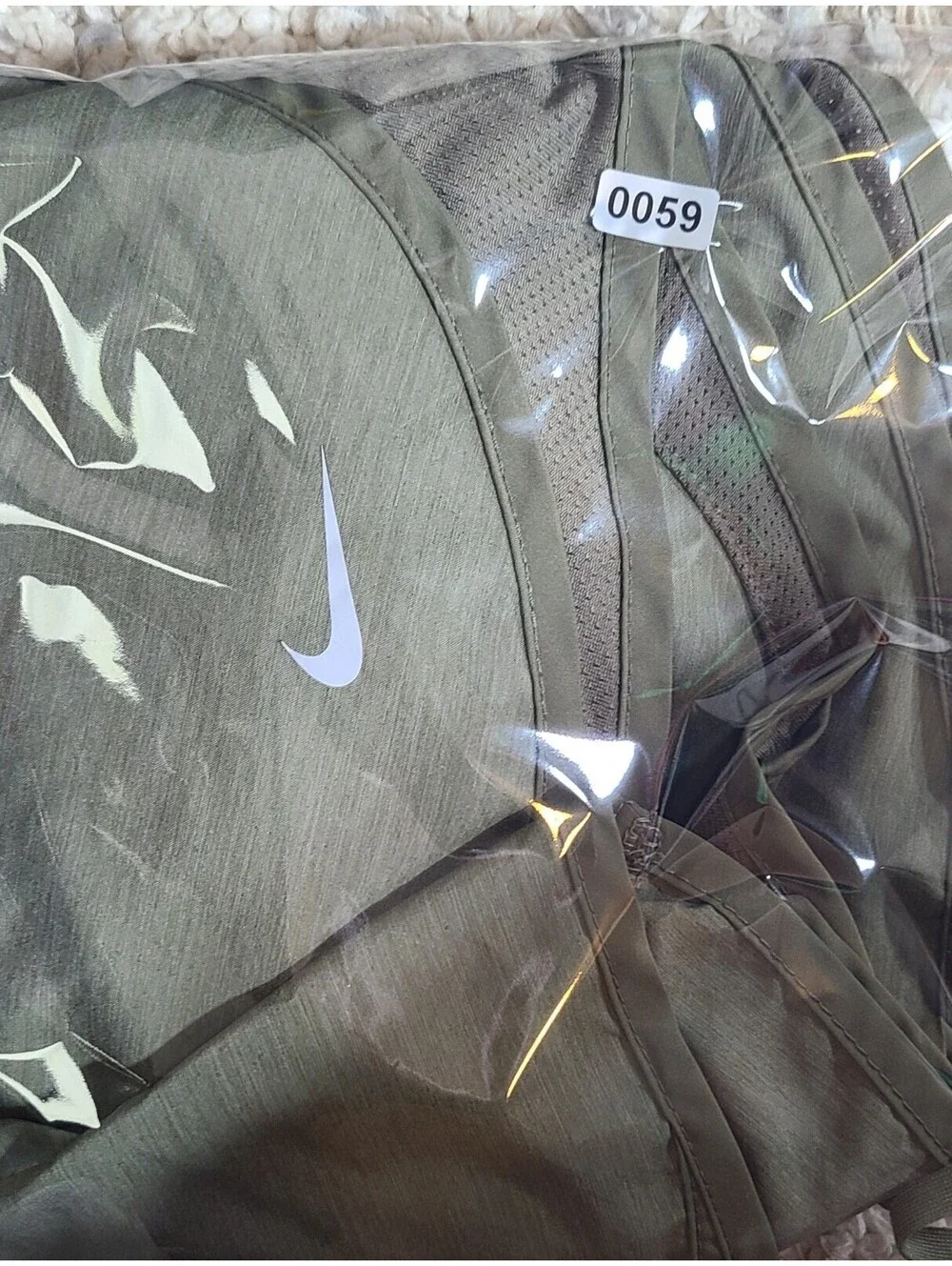 Nike Dri-FIT Olive Green Athletic Running Shorts Size Small